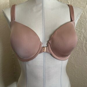 Soma Pale Mauve Blush Vanishing 360 Perfect Coverage Front Closure Bra 34DD